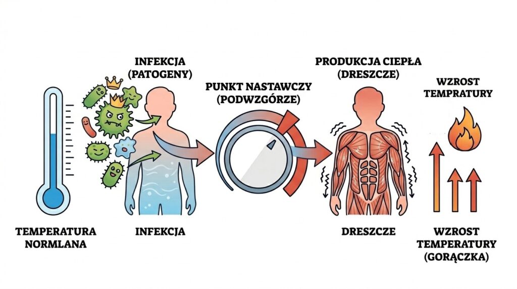 gorączka i dreszcze