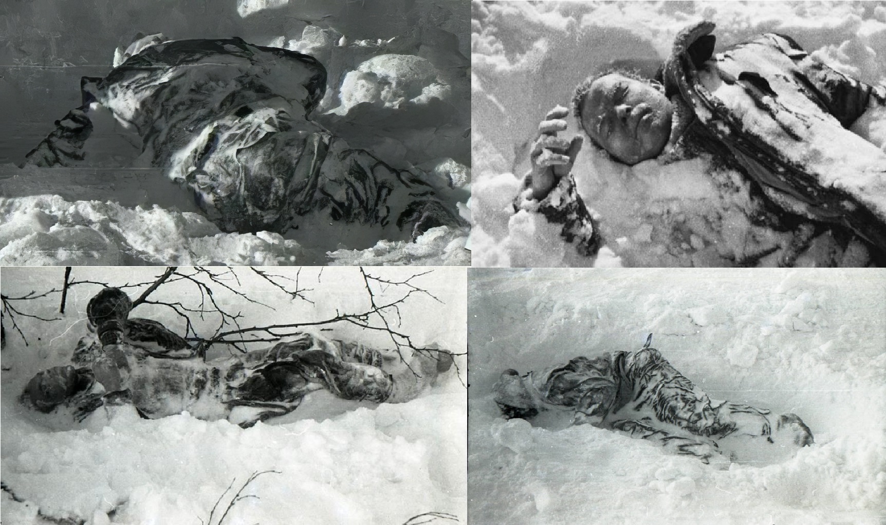 Tragedia na Przełęczy Diatłowa - ciała