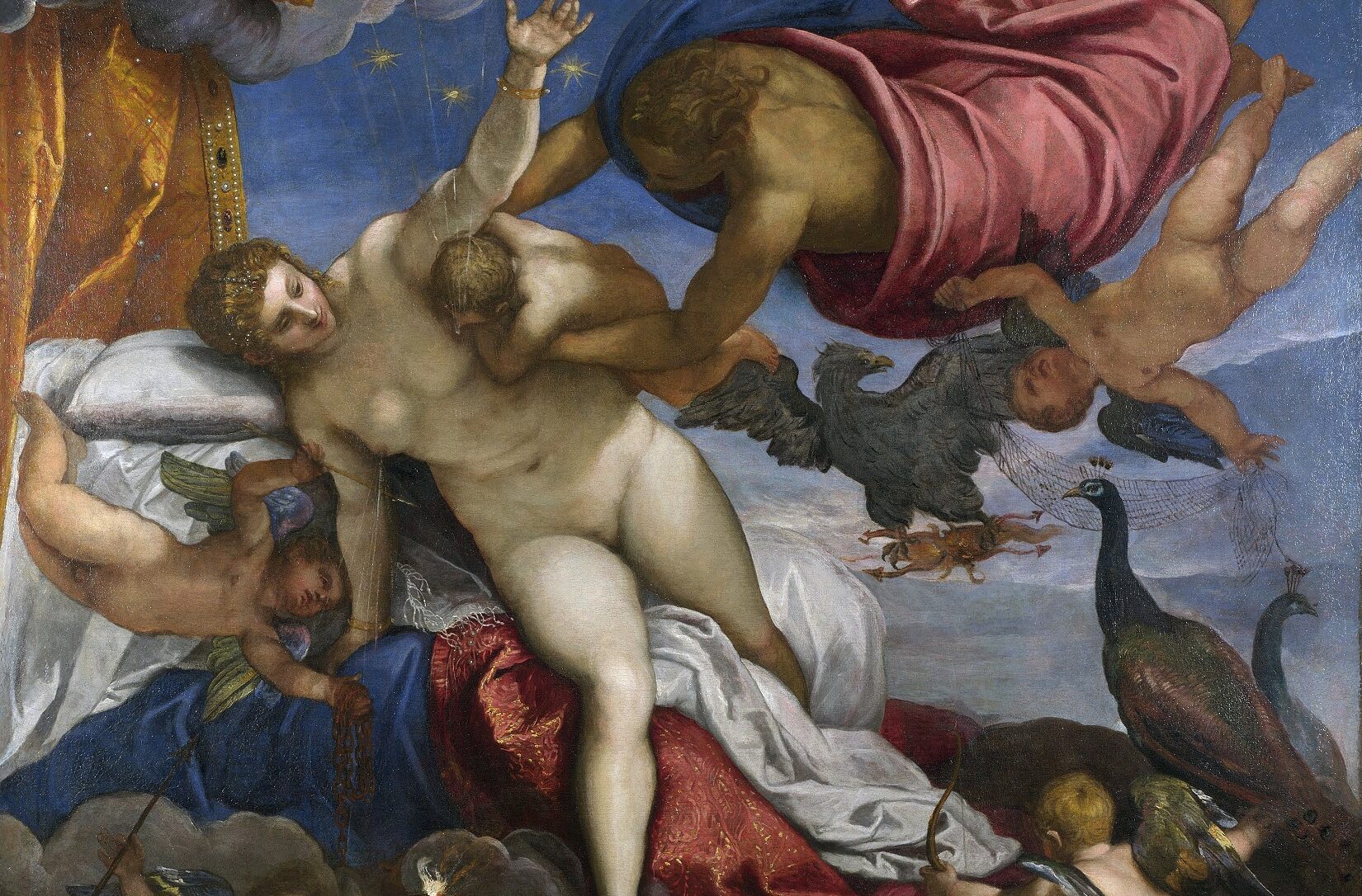 Jacopo Tintoretto Powstanie drogi mlecznej