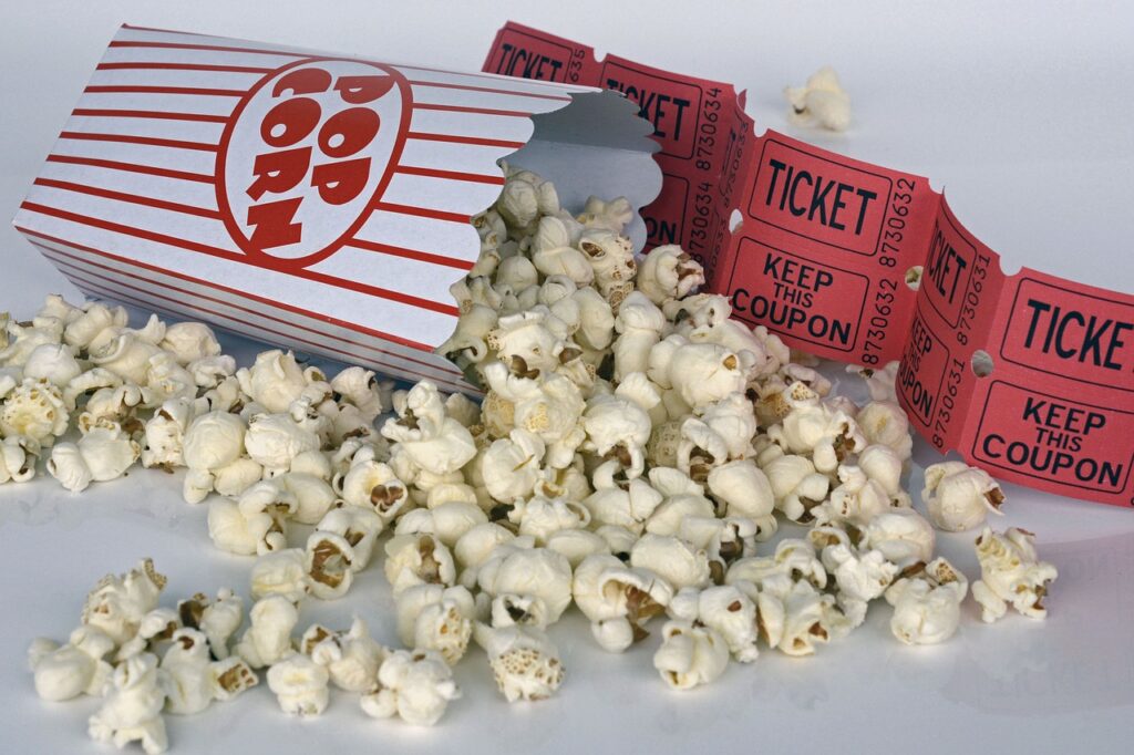 popcorn i kino